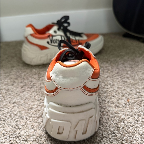 Von Dutch Sneakers in Orange and White - Picture 3 of 5